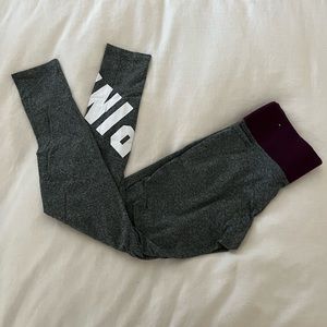 pink by VS yoga leggings